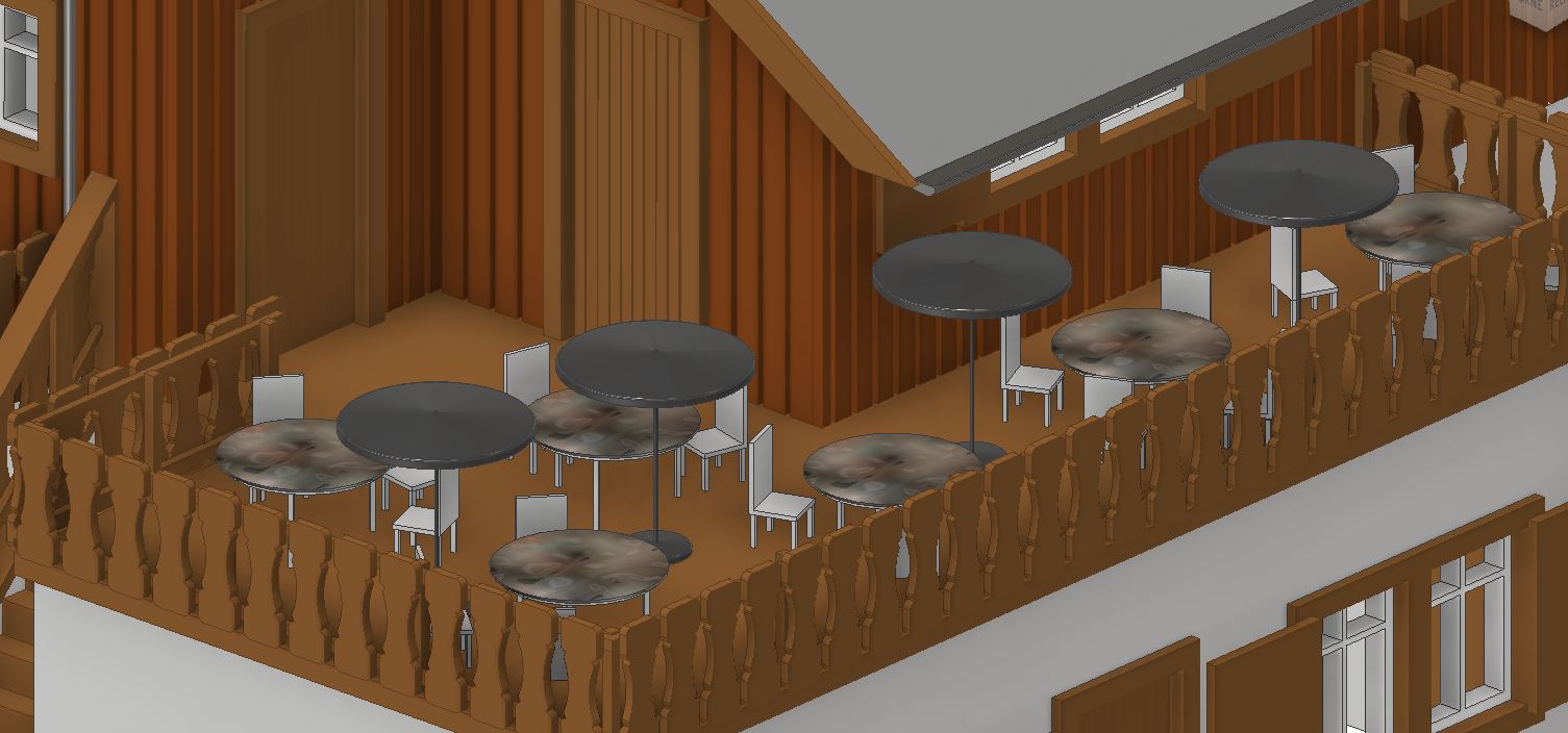 二层洋楼3D数模图纸